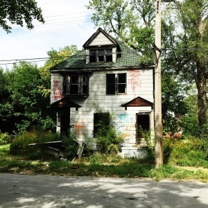 Detroit abandoned house